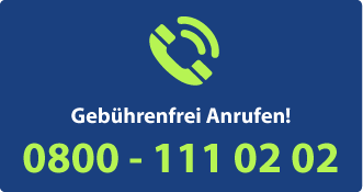 Telefonisch bestellen unter 0800 - 111 02 02